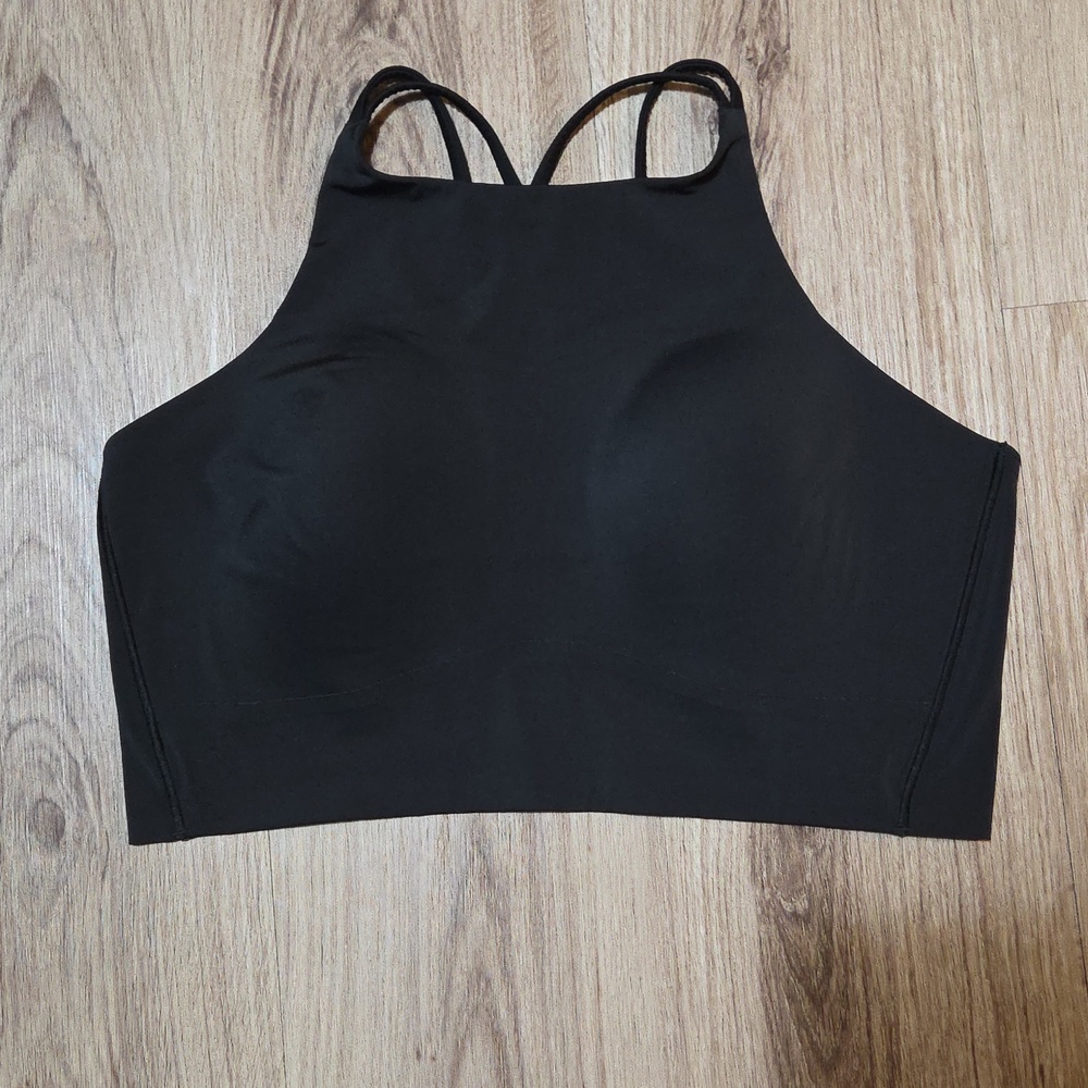 Lululemon Like a Cloud High-Neck Longline Bra *Light Support B/C Cup *Black